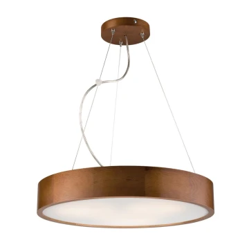 Hanglamp aan een koord 3xE27/60W/230V ø 47 cm grenen - FSC gecertificeerd