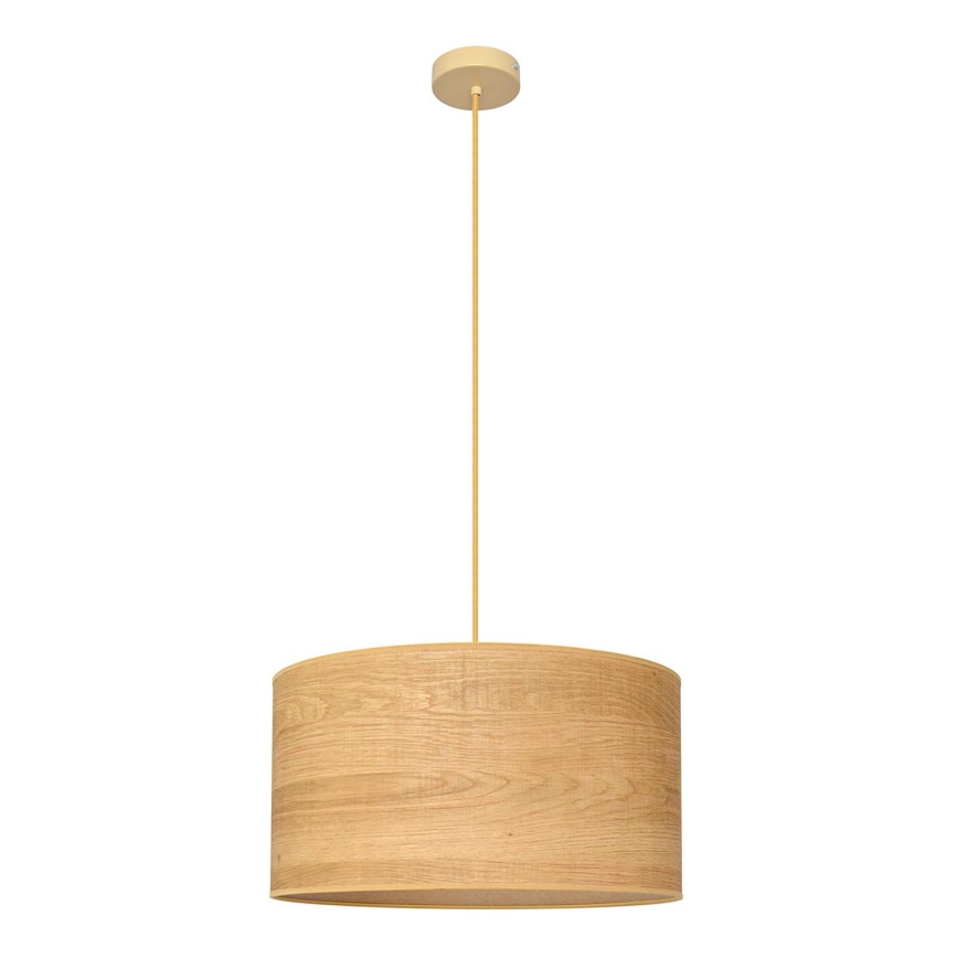 Hanglamp aan een koord ALBA 1xE27/60W/230V diameter 45 cm bruin