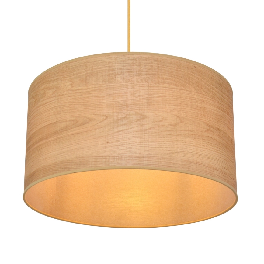 Hanglamp aan een koord ALBA 1xE27/60W/230V diameter 45 cm bruin