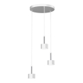Hanglamp aan een koord ARENA 3xGX53/11W/230V wit/chroom