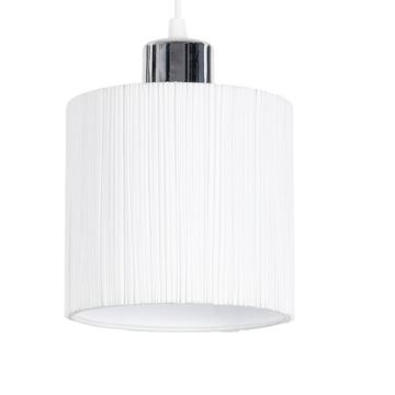 Hanglamp aan een koord BIZO 3xE27/60W/230V wit/grijs