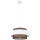 Hanglamp aan een koord CORSA 1xE27/60W/230V wit/bruin