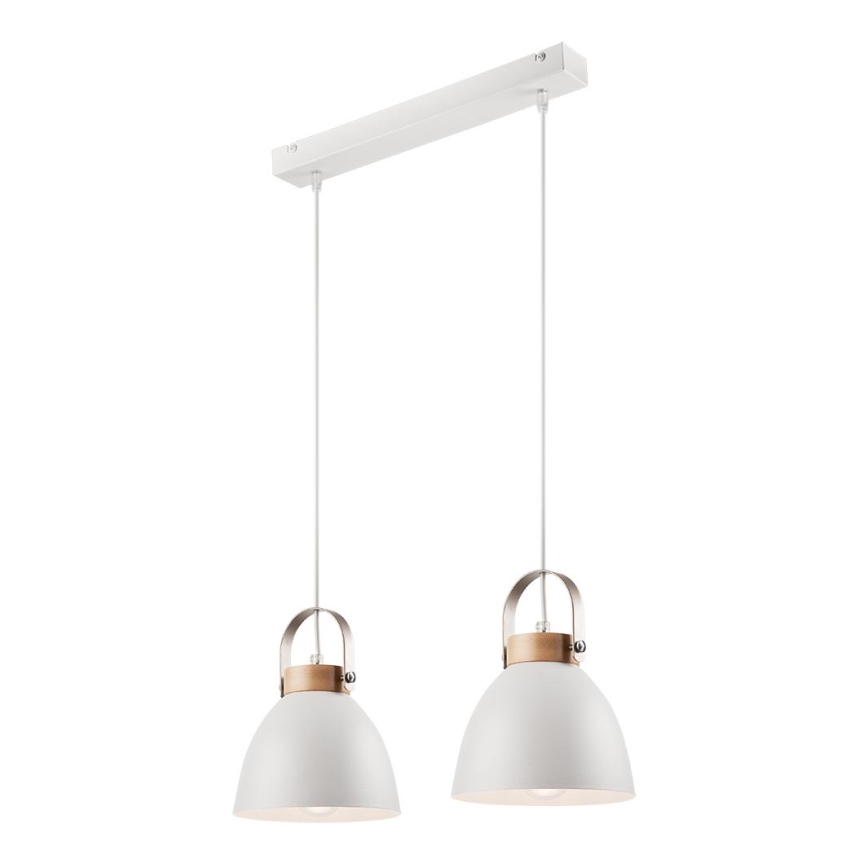 Hanglamp aan een koord DANIELLE 2xE27/60W/230V - FSC gecertificeerd