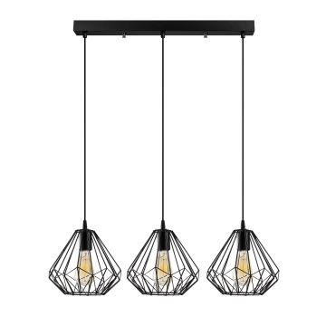 Hanglamp aan een koord DIAMOND 3xE27/100W/230V