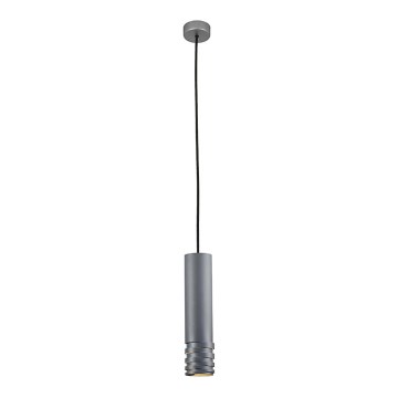Hanglamp aan een koord DRILL 1xGU10/4W/230V grijs