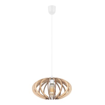 Hanglamp aan een koord EARTH 1xE27/60W/230V wit/beige