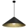 Hanglamp aan een koord FUJI 1xE27/60W/230V diameter 50 cm zwart/goud