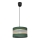 Hanglamp aan een koord HELEN 1xE27/60W/230V diameter 25 cm groen/goud