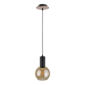 Hanglamp aan een koord JANTAR WOOD 1xE27/60W/230V