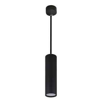 Hanglamp aan een koord KARADON 1xGU10/30W/230V 17 cm zwart
