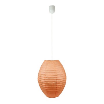 Hanglamp aan een koord KOKON 1xE27/60W/230V oranje