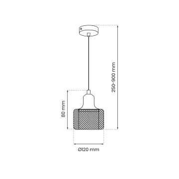 Hanglamp aan een koord LUMI 1xG9/8W/230V