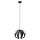Hanglamp aan een koord NEWTON 1xE27/60W/230V zwart