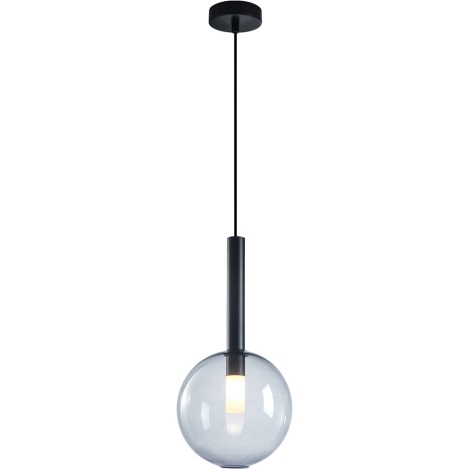 Hanglamp aan een koord NIKO 1xG9/9W/230V diameter 20 cm zwart