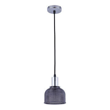 Hanglamp aan een koord REFLECT 1xE27/15W/230V grijs/glanzend chroom