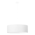 Hanglamp aan een koord ROLLO 3x E27 / 60W / 230V d. 45 cm wit