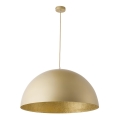Hanglamp aan een koord SFERA 1xE27/60W/230V diameter 50 cm gouden