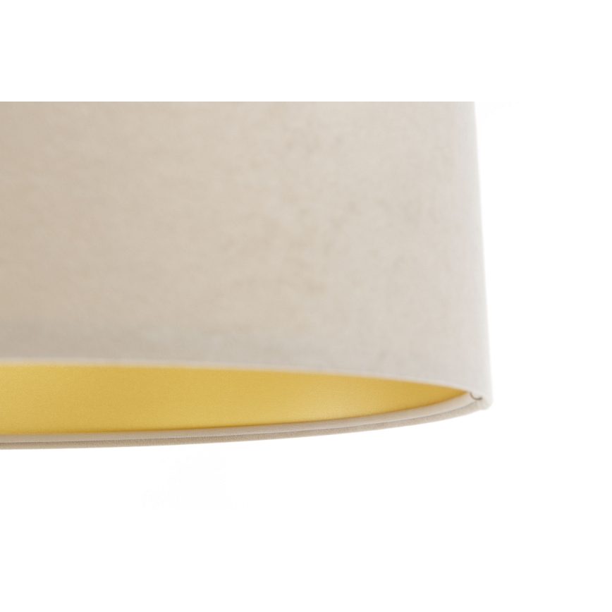 Hanglamp aan een koord SWING 1xE27/60W/230V beige/wit/goud