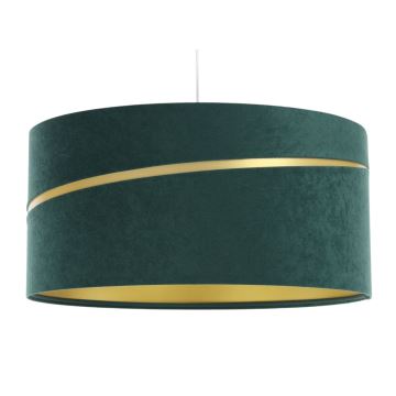 Hanglamp aan een koord SWING 1xE27/60W/230V groen/goud