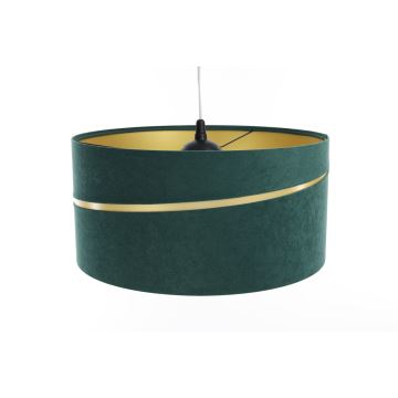 Hanglamp aan een koord SWING 1xE27/60W/230V groen/goud