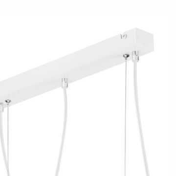 Hanglamp aan een koord TARO 3xE27/60W/230V wit
