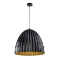 Hanglamp aan een koord TELMA 1xE27/60W/230V diameter 70 cm zwart/goud