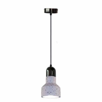 Hanglamp aan een koord TERRAZZO 1xE27/60W/230V diameter 12 cm crème