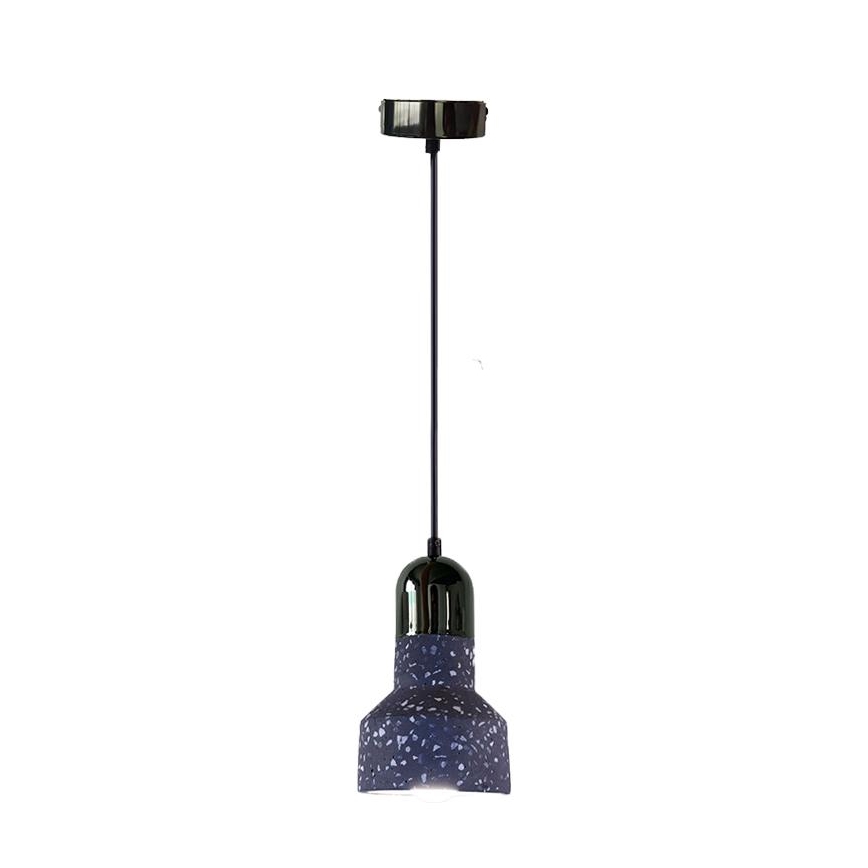 Hanglamp aan een koord TERRAZZO 1xE27/60W/230V diameter 12 cm zwart