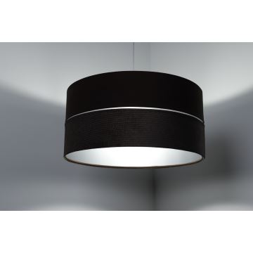 Hanglamp aan een koord TWIST 1xE27/60W/230V bruin/zilver