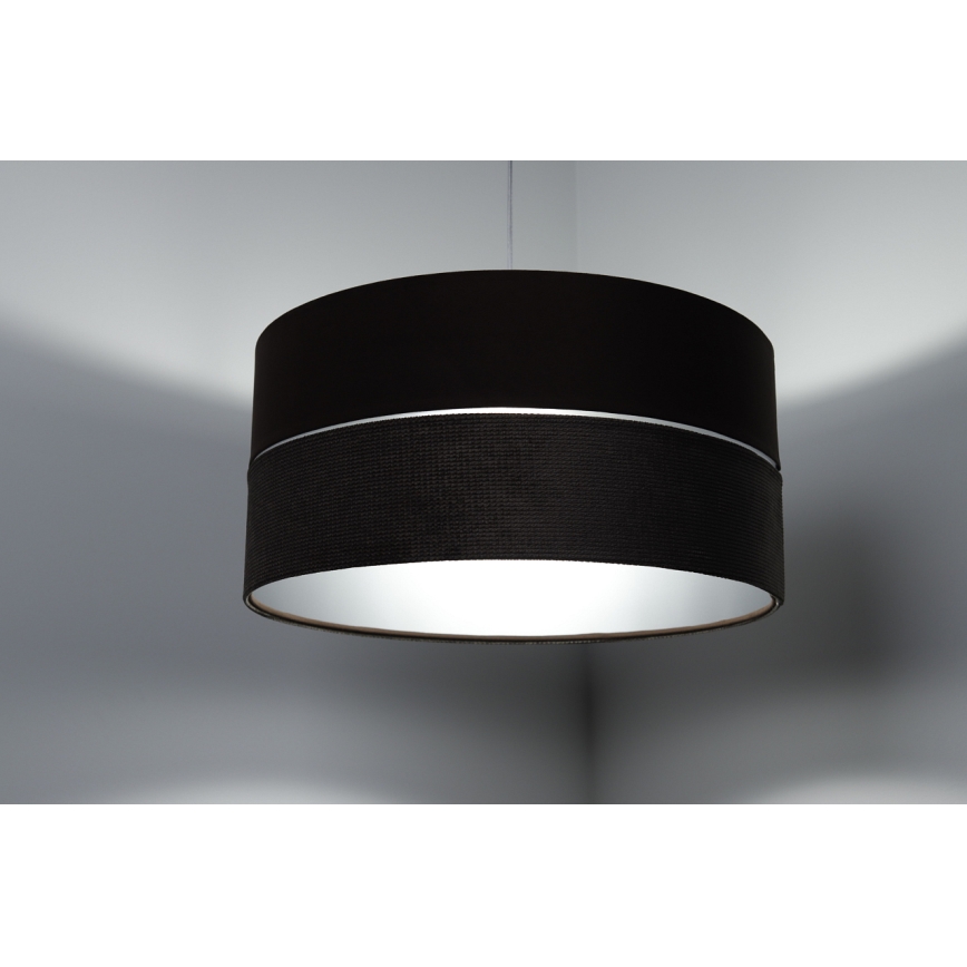 Hanglamp aan een koord TWIST 1xE27/60W/230V bruin/zilver