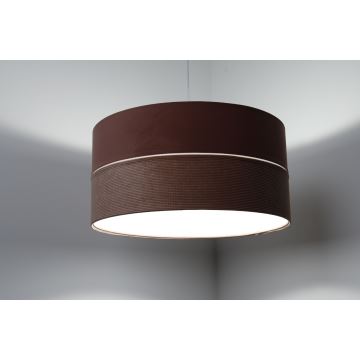 Hanglamp aan een koord TWIST 1xE27/60W/230V roze/wit