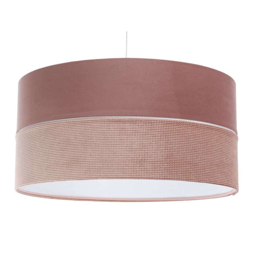 Hanglamp aan een koord TWIST 1xE27/60W/230V roze/wit