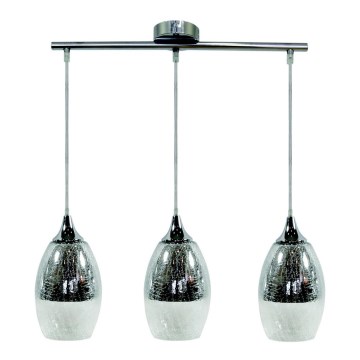 Hanglamp aan koord CELIA 3xE27/60W/230V