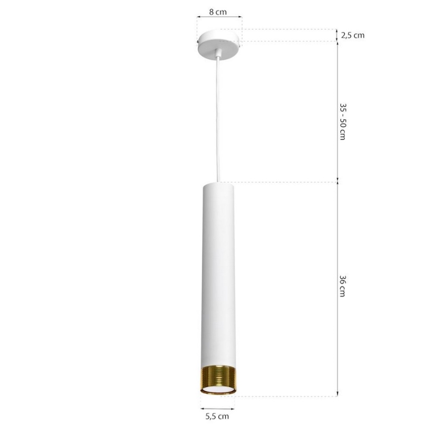 Hanglamp aan koord DANI 1xGU10/8W/230V