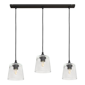 Hanglamp aan koord LUCEA 3x E27 / 60W / 230V