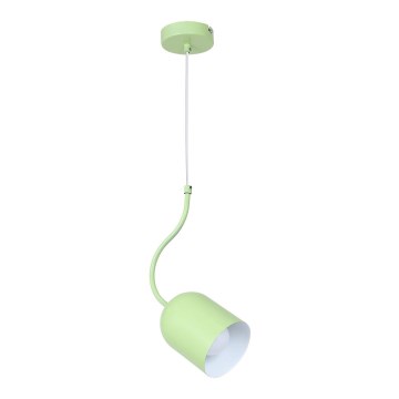 Hanglamp ALVI E27/60W/230V groen