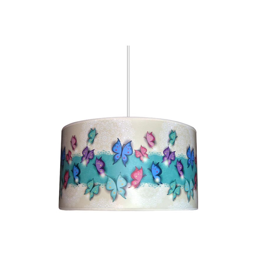 Hanglamp kinderkamer BUTTERFLY 1xE27/60W/230V