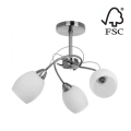 Hanglamp met vaste pendel PISA 3xE27/60W/230V - FSC-gecertificeerd
