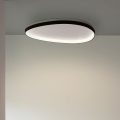 Ideal Lux - Dimbare LED plafondlamp GEMINI LED/28W/230V diameter 61 cm CRI 90 zwart