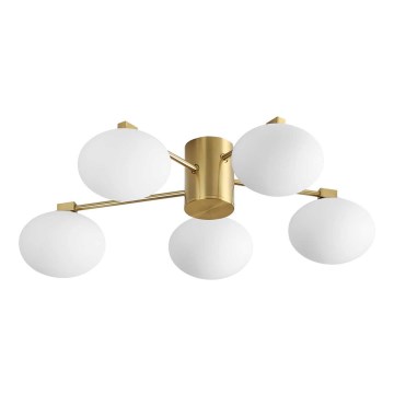 Ideal Lux - LED Bevestigde Hanglamp HERMES 5xG9/3W/230V goud