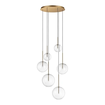 Ideal Lux - LED Hanglamp aan een koord EQUINOXE 6xG4/2W/230V goud