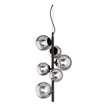 Ideal Lux - LED Hanglamp aan een koord PERLAGE 6xG9/3W/230V zwart
