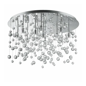 Ideal Lux - LED Plafondlamp 12xG9/3W/230V diameter 63 cm chroom