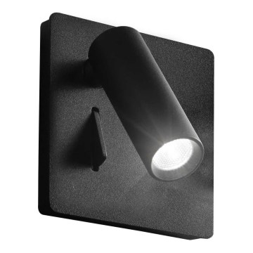 Ideal Lux - LED Wandspot LITE LED/3W/230V zwart