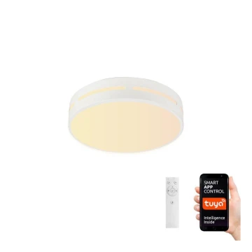 Immax NEO 07153-W40 - Dimbare LED Plafond Lamp NEO LITE PERFECTO LED/24W/230V Wi-Fi Tuya wit + afstandsbediening