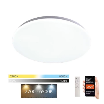 Immax NEO 07156-38 - Dimbare LED Plafondlamp ANCORA LED/24W/230V 2700-6500K Wi-Fi + afstandsbediening Tuya