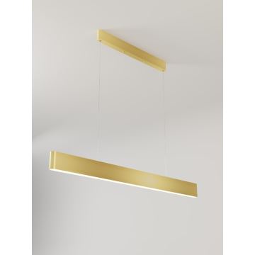 Immax NEO 07157-G120X - LED RGB+CCTW Dimbare hanglamp aan een koord MILANO LED/40W/230V Tuya goud