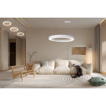 Immax NEO 07214L - Dimbare LED hanglamp aan een koord PASTEL LED/68W/230V 2700-6500K wit 95 cm Tuya + afstandsbediening