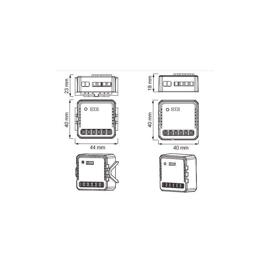 Immax NEO 07571L - Smart afstandsbediening NEO LITE V7 2-knops Wi-Fi Tuya