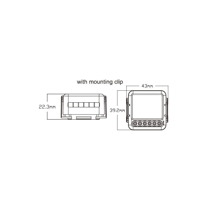 Immax NEO 07572L - Smart afstandsbediening NEO LITE V8 2-knops Tuya